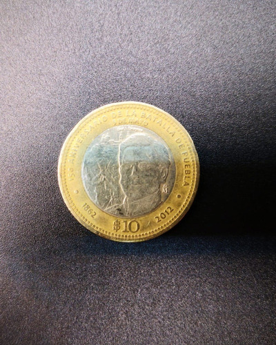 Monedas 10 Pesos Conmemorativa Zaragoza Batalla De Puebla