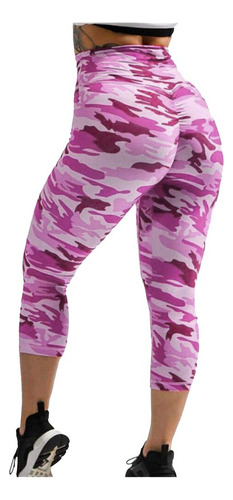 Plentop Leggings Cintura Alta Para Mujer Pantalon Capris 4