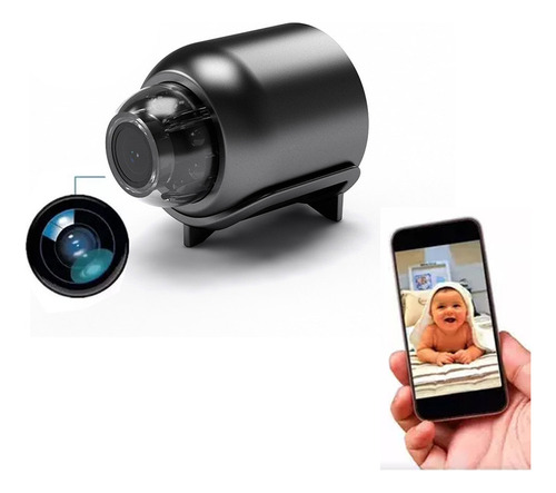 Mini Cámara Wifi Hd 1080p Nanny Hidden Spy Camera.