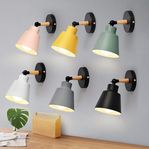 Lámpara De Pared Led Moderna Lámpara De Techo Gris