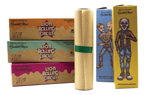 Papel Para Rosin Unbleached Lion Rolling Circus 