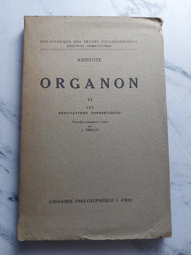 Organon V I. Aristote. 52669