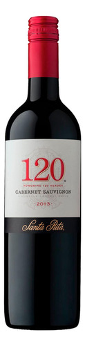 Pack De 6 Vino Tinto Santa Rita Viña 120 Cabernet Sauvignon 