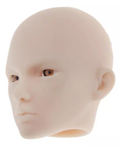 predolo 1/6 BJD Molde de cabeça de boneca sem olhos maquiagem DIY peças de  corpo de bonecas, olhos verdes
