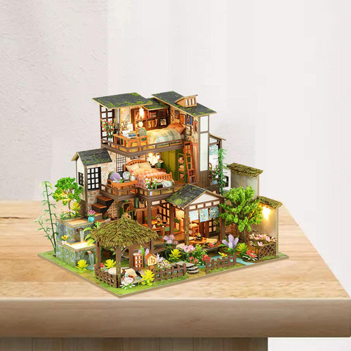 Aplicável A Kits De Casa De Muñecas En Miniatura Diy, Casa
