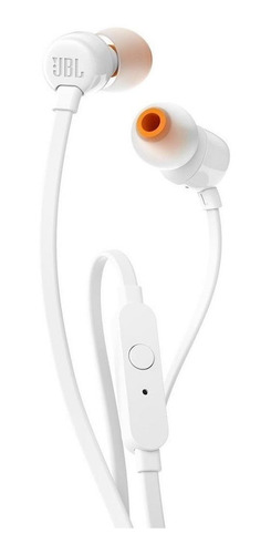 Audífonos Jbl T110 In-ear Blanco Color White