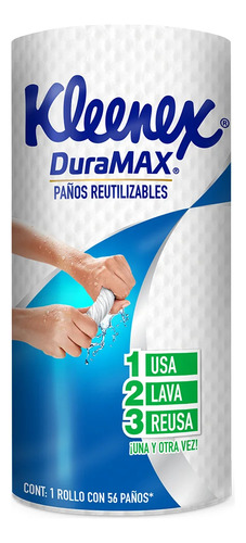 Kleenex Duramax Paños Reutilizables 1 Rollo Con 56 Paños