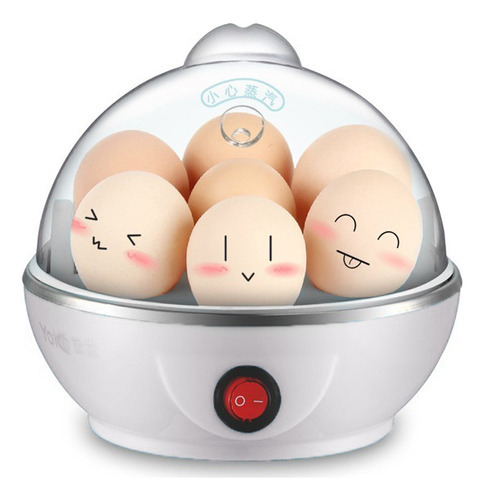 Cozedor Ovos Máquina De Cozinhar A Vapor Egg Cooker Cor Branco 110V