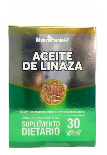 Aceite De Linaza En Cápsulas X30 - Unidad a $26800