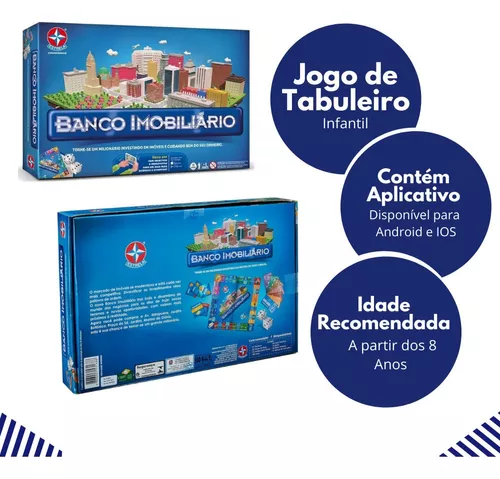 Jogo de Tabuleiro - Banco Imobiliário - Estrela