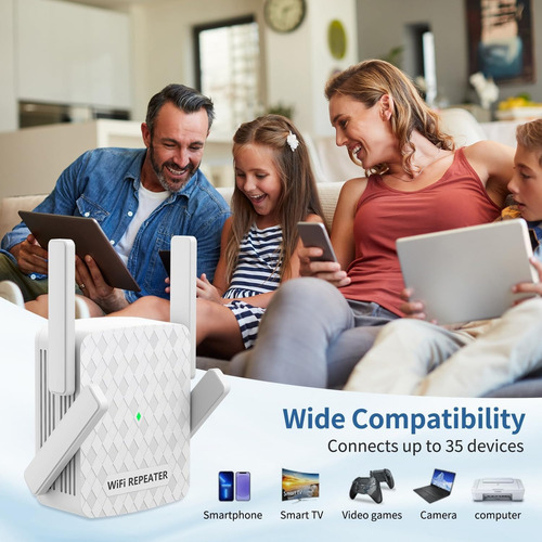 Amplificador De Señal Wifi Inalámbrico Distancia De 1200m