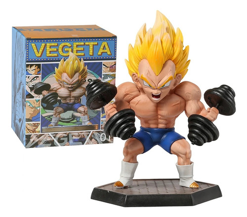 Figura Vegeta Ssj Mancuernas Gym Dragon Ball Z - Miltienda