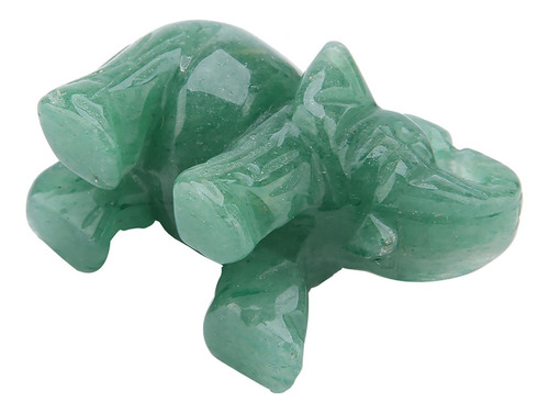 Figura De Elefante De Cristal Tallado En Jade Natural, 5 Cm