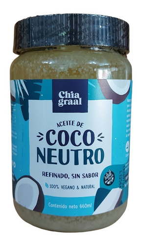 Aceite De Coco Neutro X 660 Ml - Chiagraal