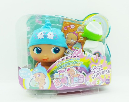 Imagen 2 de 5 de Mini Bellies Mini Boo! Muñeca Colour Pee Surprise Art 15623