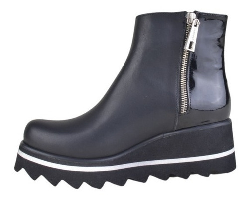 Imagen 6 de 6 de Botinetas Botas De Mujer De Cuero Livianas Pia - Ferraro