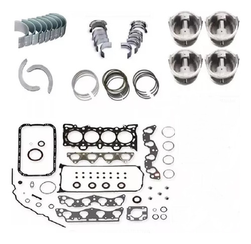 Kit Retifica Do Motor Honda Fit 1.4 8v I-dsi 03/