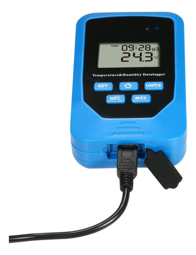 Registrador De Datos De Temperatura, Humedad Usb