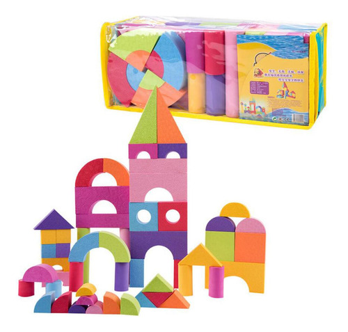 2 X 50 Unidades Bloque De Construcción De Espuma Eva De