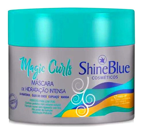 Mascara Magic Cachos Perfeitos Hidratação Shine Blue 300ml