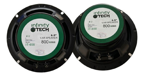 Juego De Parlantes 6.5 Premium 4 Ohmios 50 W Rms