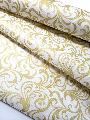 Tnt Estampado Arabesco Realeza Natal 1,4m X 5 Metros