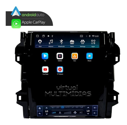 Kit Multimídia Sw4 2017 A 2025 Kronos Tesla 12pol Carplay+4g