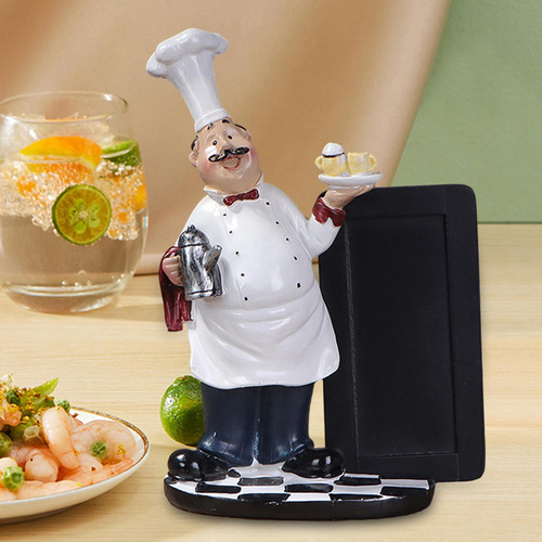 Q Estatuilla De Chef, Escultura De Chef, Estatua De Estilo F