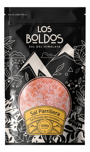 Sal Rosada Del Himalaya Los Boldos Doypack 1kg Parrillera