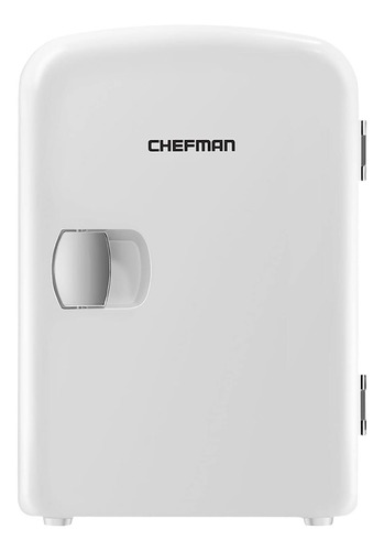 Mini Nevera Chefman Eléctrica, Portable De 4 L , Blanco