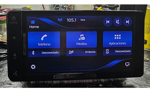 Central Multimedia Original Toyota Yaris Negro