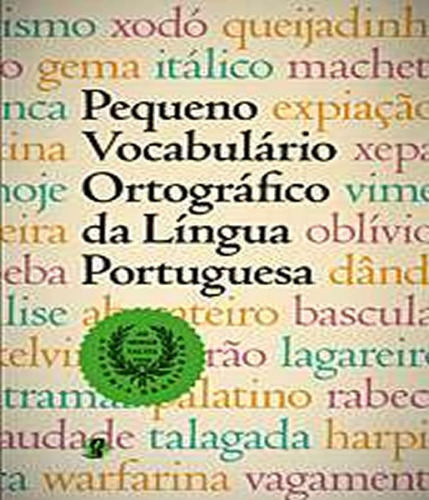 Livro Volp - Pequeno Vocabulario Da Lingua Portuguesa - 3 Ed