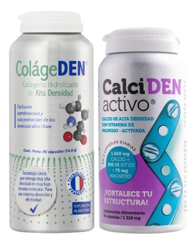 Pack Colageden + Calciden Vital Calcio Colageno Dietafitness