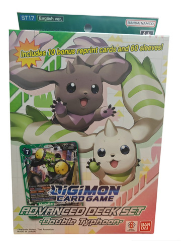 Advanced Deck Set St17 Double Typhoon Digimon Card Game