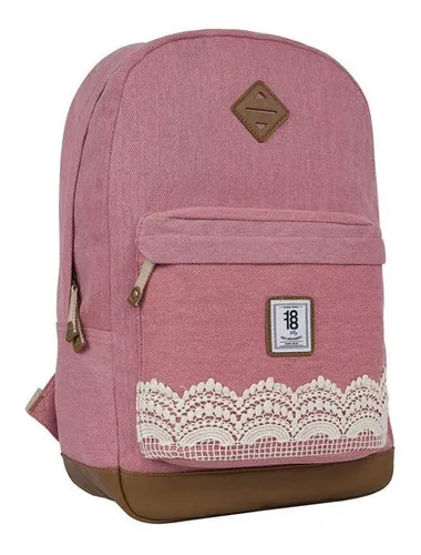 Mochila Laptop Mujer Escolar Juvenil Chenson 1818 Rosa | gratis