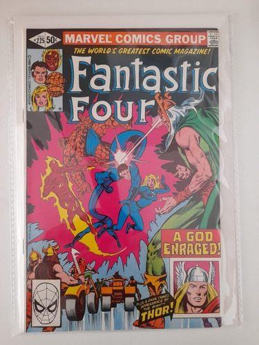 Fantastic Four #225 Vol. 1 Grado (9.2) Perfecto Estado Aparición De Thor