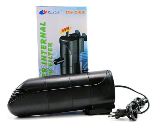 Filtro Interno Acuario 500lt Pecera Resun Material Filtrante