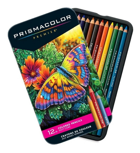 Imagen 5 de 6 de Prismacolor Premier Set X 12 Lapices De Colores Premium