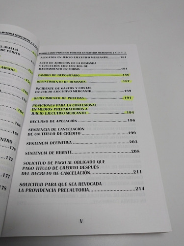 Formulario Práctico Forense En Materia Mercantil 4 En 1 (Usado)