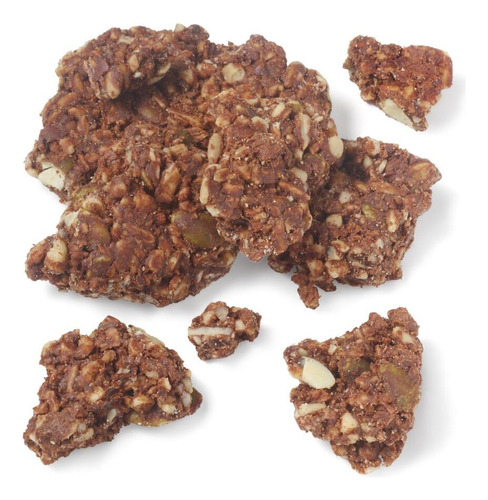 Bocaditos De Mezcla De Frutos Secos Y Avellanas Con Chocolat