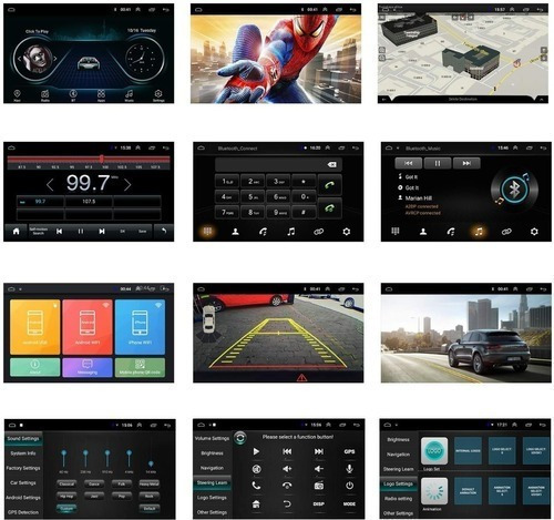 Imagen 2 de 9 de Estéreo De Coche Android De 7 Pulgadas Doble Din Con Cámara