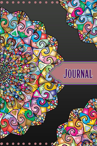 Libro: Journal: Eye-catching Mandala Themed Notebook, 120 Pa