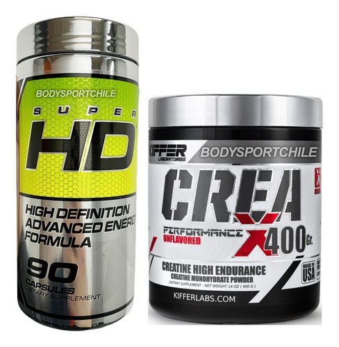 Super Hd 90caps + Creatina 400grs Kiffer Envio Gratis