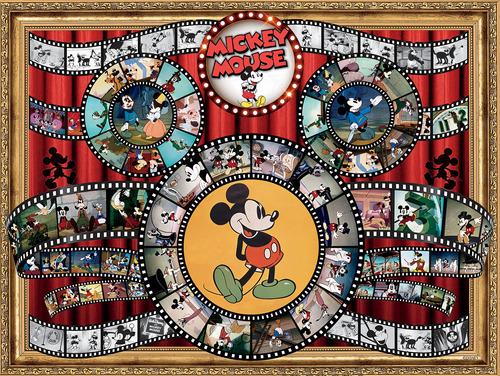 Ceaco - Disney - Carrete De Película De Mickey Y Minnie Mo.