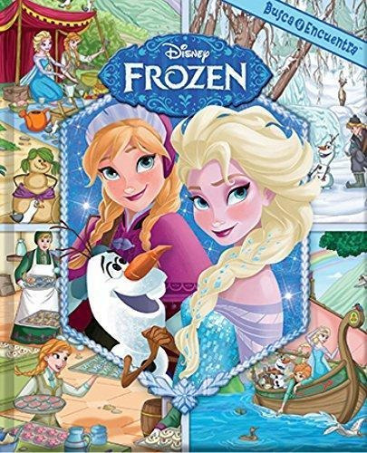 Frozen Busca Y Encuentra, De Disney. Editorial Publications International, Tapa Tapa Blanda En Español