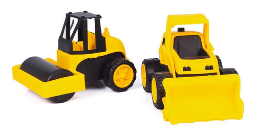 Carro De Juguete Vehículos De Construcción Surtido Color Amarillo Personaje Excavadora