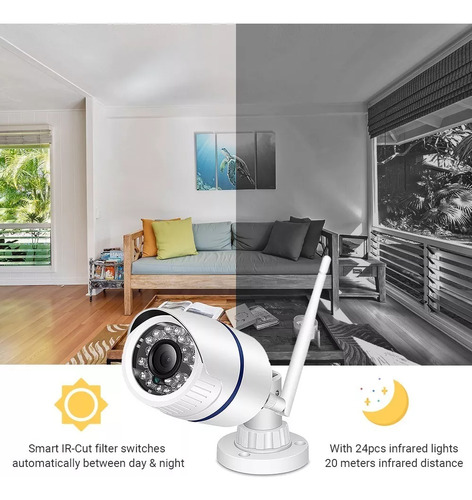 Videovigilancia Wifi Impermeable De 5 Mp Onvif 2.0 Xmeye
