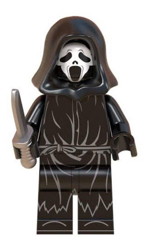 Boneco Blocos De Montar Scream Fime Pânico