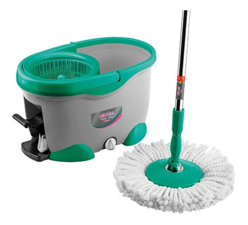 Mop Twister Turbo Noviça Balde Com Pedal 17 Litros