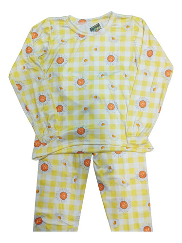 Pijama M/larga Personajes Princesas Heroes Tela Soft
